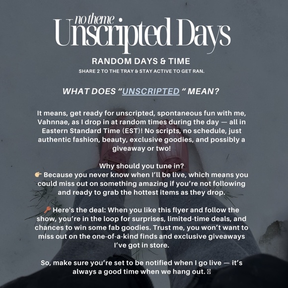 NO THEME Unscripted Days Show | RANDOM DAY! EST TIME - Picture 2 of 4